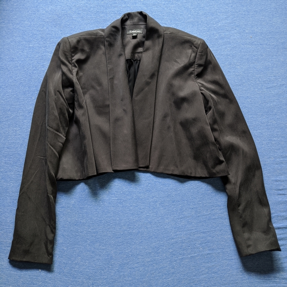 Bebe Flowly Crop Blazer / Jacket - image 1